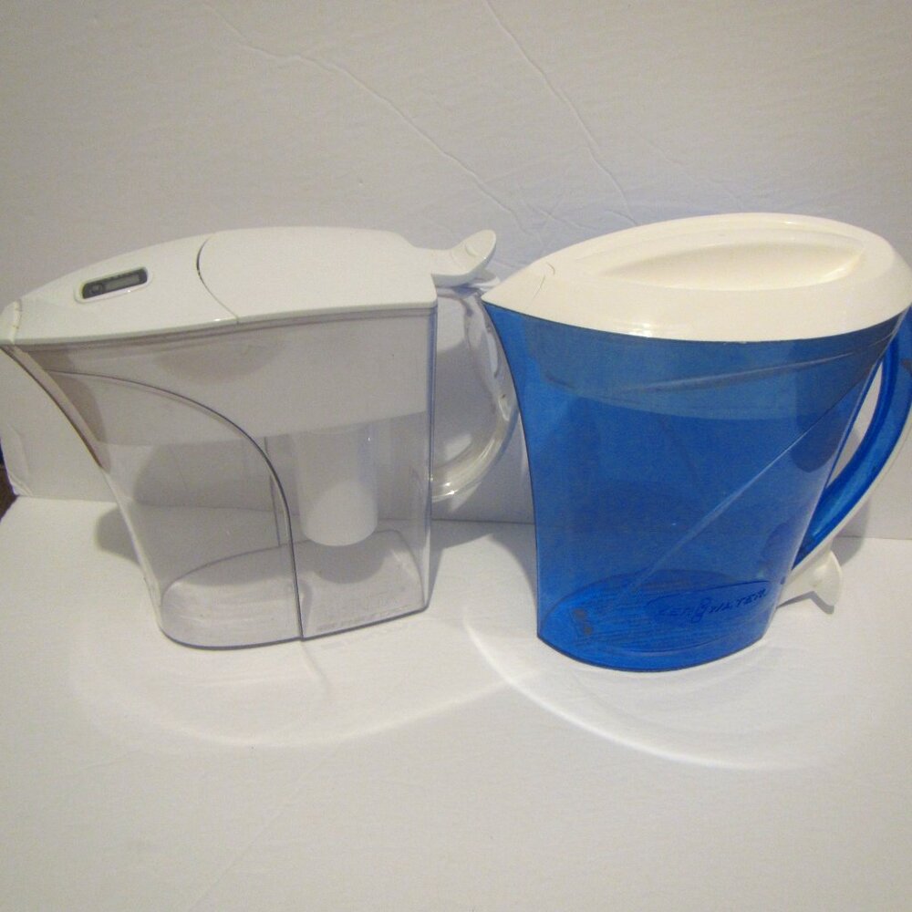 Lot 2 Water Filter Brita Spacesaver and ZeroWater 8-Cup